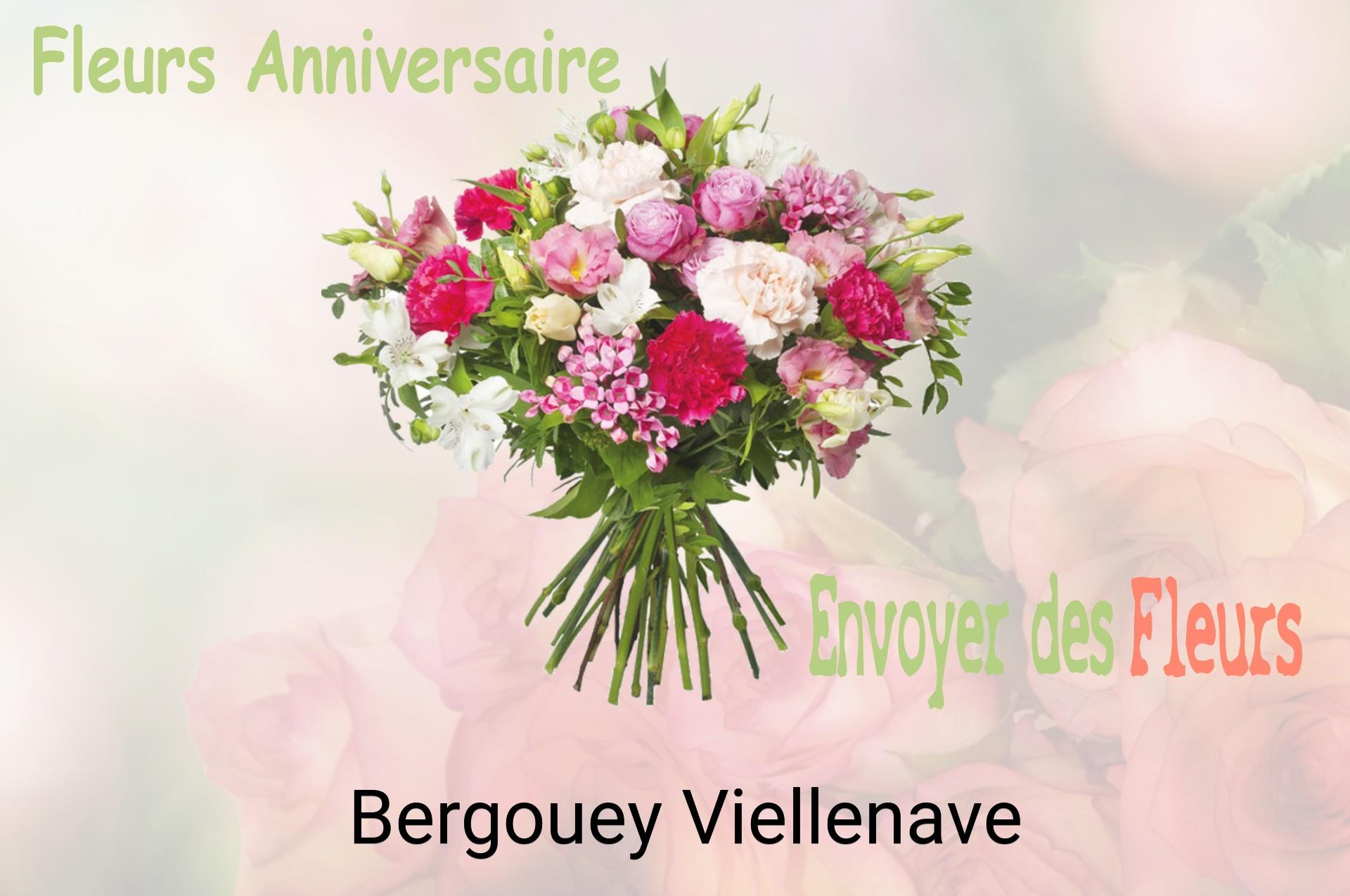 Bouquet de fleurs d’anniversaire livré à Bergouey-Viellenave